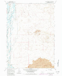Jackass Butte NE Oregon Historical topographic map, 1:24000 scale, 7.5 X 7.5 Minute, Year 1967