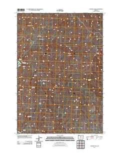 Jennies Peak Oregon Historical topographic map, 1:24000 scale, 7.5 X 7.5 Minute, Year 2011