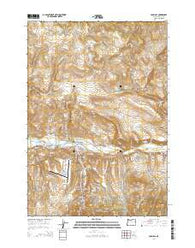 John Day Oregon Current topographic map, 1:24000 scale, 7.5 X 7.5 Minute, Year 2014
