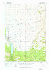 Joseph Oregon Historical topographic map, 1:62500 scale, 15 X 15 Minute, Year 1957