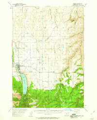 Joseph Oregon Historical topographic map, 1:62500 scale, 15 X 15 Minute, Year 1957