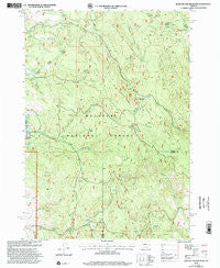 Jump-Off Joe Mountain Oregon Historical topographic map, 1:24000 scale, 7.5 X 7.5 Minute, Year 1999
