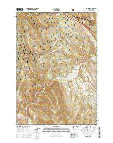 Kamela SE Oregon Current topographic map, 1:24000 scale, 7.5 X 7.5 Minute, Year 2014