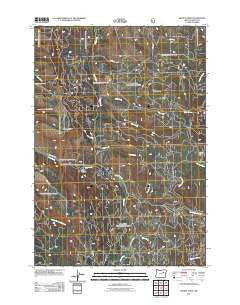 Keeney Point Oregon Historical topographic map, 1:24000 scale, 7.5 X 7.5 Minute, Year 2011