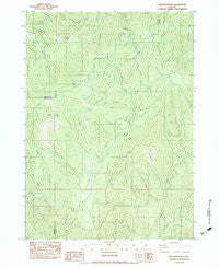 King Mountain Oregon Historical topographic map, 1:24000 scale, 7.5 X 7.5 Minute, Year 1983