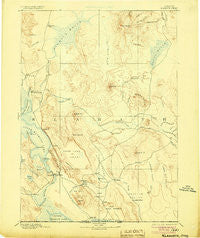 Klamath Oregon Historical topographic map, 1:250000 scale, 1 X 1 Degree, Year 1894