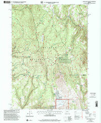Knox Mountain Oregon Historical topographic map, 1:24000 scale, 7.5 X 7.5 Minute, Year 1999