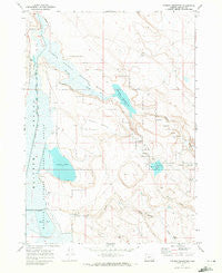 Krumbo Reservoir Oregon Historical topographic map, 1:24000 scale, 7.5 X 7.5 Minute, Year 1967