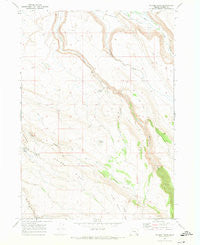 Krumbo Ridge Oregon Historical topographic map, 1:24000 scale, 7.5 X 7.5 Minute, Year 1968