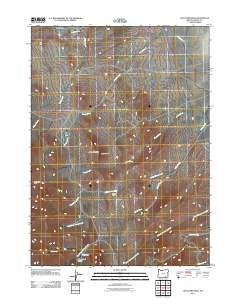 Ladycomb Peak Oregon Historical topographic map, 1:24000 scale, 7.5 X 7.5 Minute, Year 2011