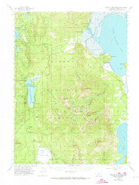 Lake of the Woods Oregon Historical topographic map, 1:62500 scale, 15 X 15 Minute, Year 1955