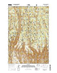 Lake Penland Oregon Current topographic map, 1:24000 scale, 7.5 X 7.5 Minute, Year 2014
