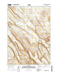 Lake on the Trail Oregon Current topographic map, 1:24000 scale, 7.5 X 7.5 Minute, Year 2014