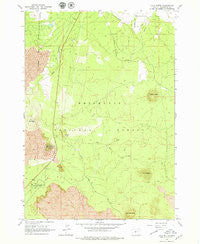 Lava Butte Oregon Historical topographic map, 1:24000 scale, 7.5 X 7.5 Minute, Year 1963