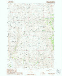 Lawrence Creek Oregon Historical topographic map, 1:24000 scale, 7.5 X 7.5 Minute, Year 1988
