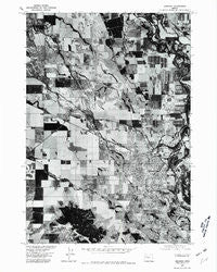 Lebanon Oregon Historical topographic map, 1:24000 scale, 7.5 X 7.5 Minute, Year 1976