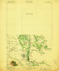 Lebanon Oregon Historical topographic map, 1:62500 scale, 15 X 15 Minute, Year 1921