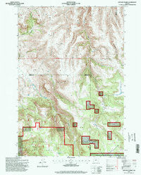 Lefevre Prairie Oregon Historical topographic map, 1:24000 scale, 7.5 X 7.5 Minute, Year 1995