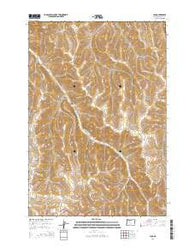 Lena Oregon Current topographic map, 1:24000 scale, 7.5 X 7.5 Minute, Year 2014
