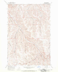 Lena Oregon Historical topographic map, 1:24000 scale, 7.5 X 7.5 Minute, Year 1968