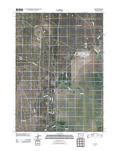 Lenz Oregon Historical topographic map, 1:24000 scale, 7.5 X 7.5 Minute, Year 2011