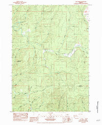 Letz Creek Oregon Historical topographic map, 1:24000 scale, 7.5 X 7.5 Minute, Year 1984