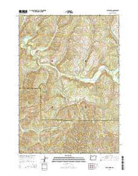 Letz Creek Oregon Current topographic map, 1:24000 scale, 7.5 X 7.5 Minute, Year 2014