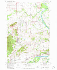 Lewisburg Oregon Historical topographic map, 1:24000 scale, 7.5 X 7.5 Minute, Year 1970