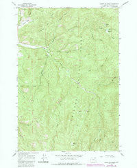 Limber Jim Creek Oregon Historical topographic map, 1:24000 scale, 7.5 X 7.5 Minute, Year 1965