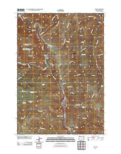Lime Oregon Historical topographic map, 1:24000 scale, 7.5 X 7.5 Minute, Year 2011