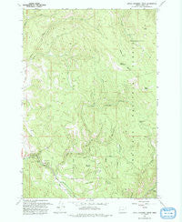Little Catherine Creek Oregon Historical topographic map, 1:24000 scale, 7.5 X 7.5 Minute, Year 1993