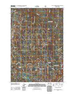 Little Catherine Creek Oregon Historical topographic map, 1:24000 scale, 7.5 X 7.5 Minute, Year 2011