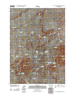 Little Juniper Mountain Oregon Historical topographic map, 1:24000 scale, 7.5 X 7.5 Minute, Year 2011