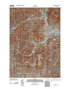 Logan Butte Oregon Historical topographic map, 1:24000 scale, 7.5 X 7.5 Minute, Year 2011