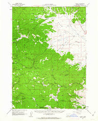 Logdell Oregon Historical topographic map, 1:62500 scale, 15 X 15 Minute, Year 1961