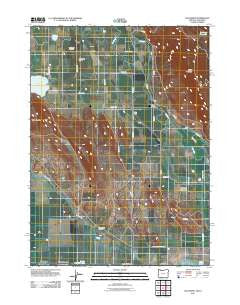 Lost River Oregon Historical topographic map, 1:24000 scale, 7.5 X 7.5 Minute, Year 2011