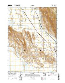 Lost River Oregon Current topographic map, 1:24000 scale, 7.5 X 7.5 Minute, Year 2014