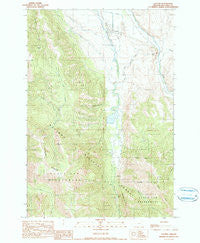 Lostine Oregon Historical topographic map, 1:24000 scale, 7.5 X 7.5 Minute, Year 1990