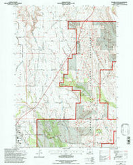 Madras East Oregon Historical topographic map, 1:24000 scale, 7.5 X 7.5 Minute, Year 1992