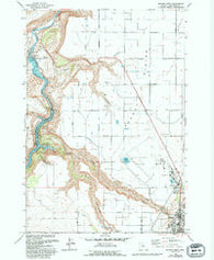 Madras West Oregon Historical topographic map, 1:24000 scale, 7.5 X 7.5 Minute, Year 1963