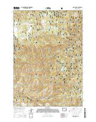 Magone Lake Oregon Current topographic map, 1:24000 scale, 7.5 X 7.5 Minute, Year 2014