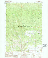 Magpie Table Oregon Historical topographic map, 1:24000 scale, 7.5 X 7.5 Minute, Year 1988