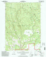 Magpie Table Oregon Historical topographic map, 1:24000 scale, 7.5 X 7.5 Minute, Year 1996