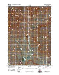 Mahogany Gap Oregon Historical topographic map, 1:24000 scale, 7.5 X 7.5 Minute, Year 2011