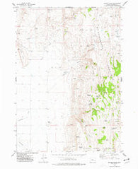 Mahon Creek Oregon Historical topographic map, 1:24000 scale, 7.5 X 7.5 Minute, Year 1973