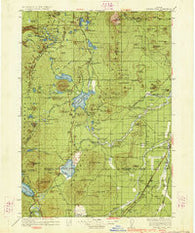 Maiden Peak Oregon Historical topographic map, 1:125000 scale, 30 X 30 Minute, Year 1934