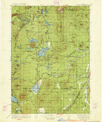Maiden Peak Oregon Historical topographic map, 1:125000 scale, 30 X 30 Minute, Year 1934