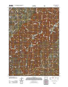 Marial Oregon Historical topographic map, 1:24000 scale, 7.5 X 7.5 Minute, Year 2011