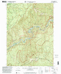 Marial Oregon Historical topographic map, 1:24000 scale, 7.5 X 7.5 Minute, Year 1998