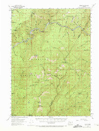Marial Oregon Historical topographic map, 1:62500 scale, 15 X 15 Minute, Year 1954